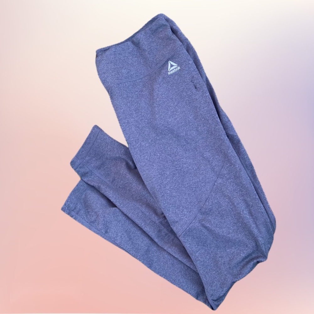 Reebok Gray Athletic Stretchy Leggings Pants